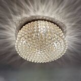 Flush mount with Swarovski crystals , 1970s