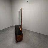 Art Deco Vanity Cabinet Attributed to Jindřich Halabala, Czechoslovakia, 19