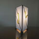 Art deco lamp in glass paste
