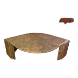 Vintage pink marble eye coffee table