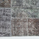 8x11 Handmade Wool Vintage Rug 354x251Cm