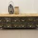 Meuble bas 12 tiroirs industriel vintage