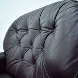 Design, Scandinavian, leather armchairs by Peem, 1970s, Finland