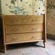 Commode vintage à ailerons