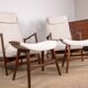 Large Scandinavian Teak Armchair with Ottomans by Folke Ohlsson for Westnofa 1960.