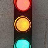 Lamp thick metal traffic light height 44 cm in 220 v