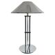 Space Age table lamp in nickel-plated steel, height adjustable, 1970s.