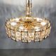 Lustre 7 feux d'exception - haut de gamme Palwa – Laiton doré à l'or f