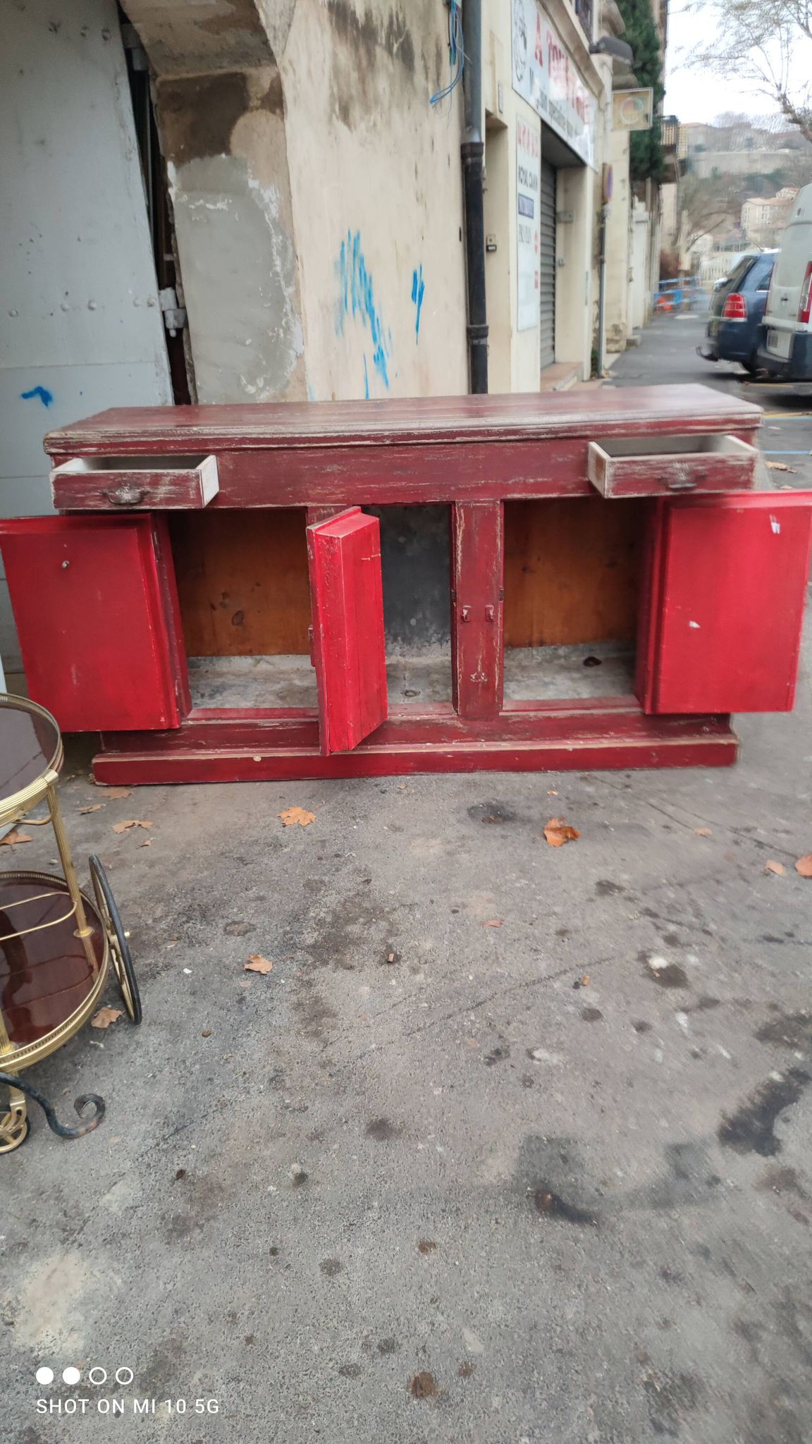 Bank oak counter patina wine lees old icehouse Henri ASSET