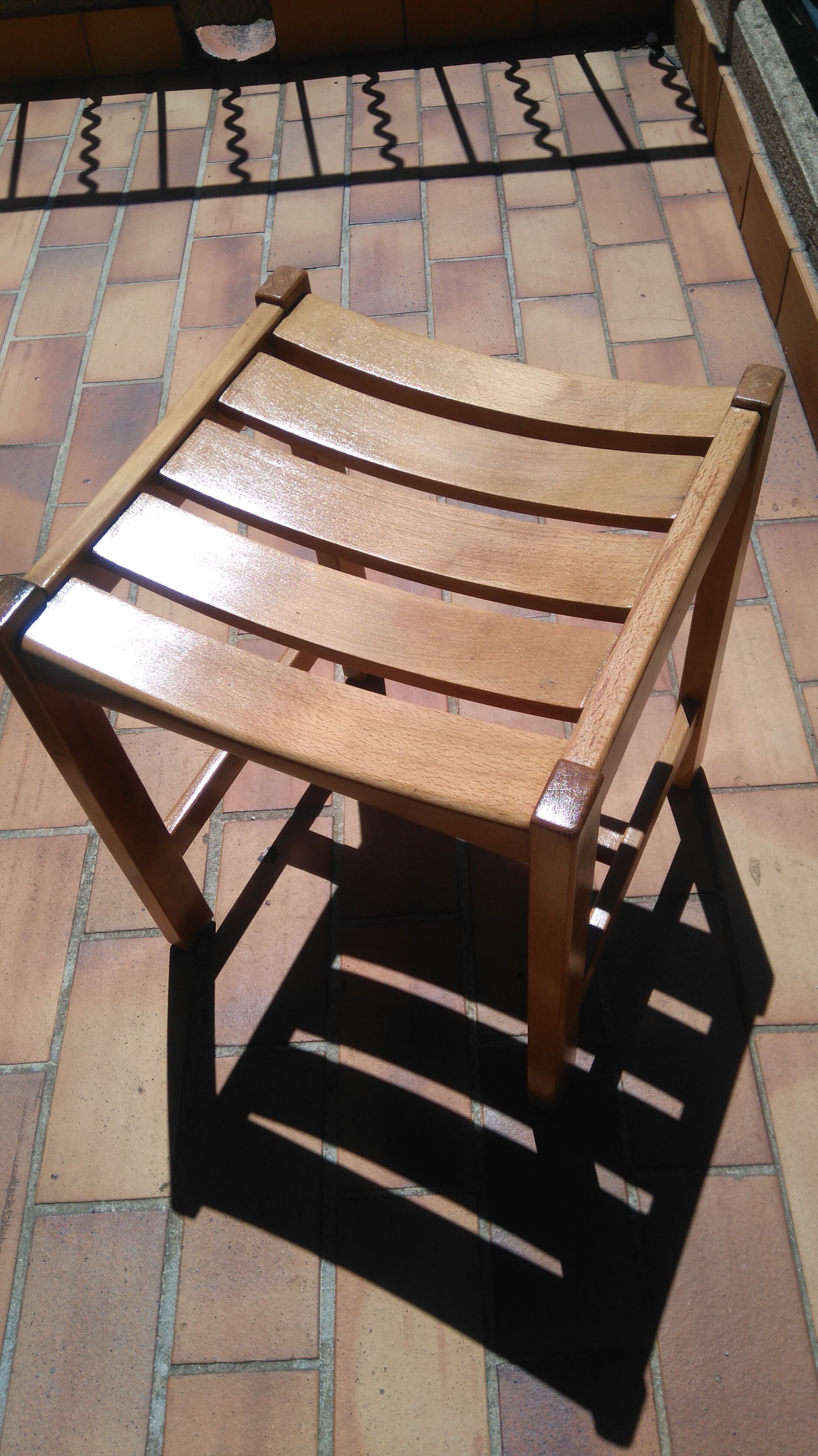 Tabpouret light honey wood