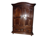 Louis XIV period walnut wardrobe