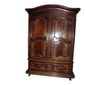 Armoire Louis XIV d'époque en noyer
