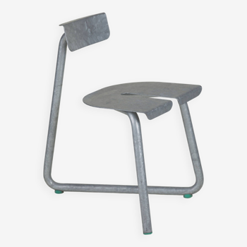 SPC outdoor chair in galvanized steel from Atelier Thomas Serruys