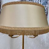 Tripod floor lamp in gold metal