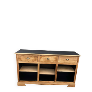 Buffet en bois brut sans - portes