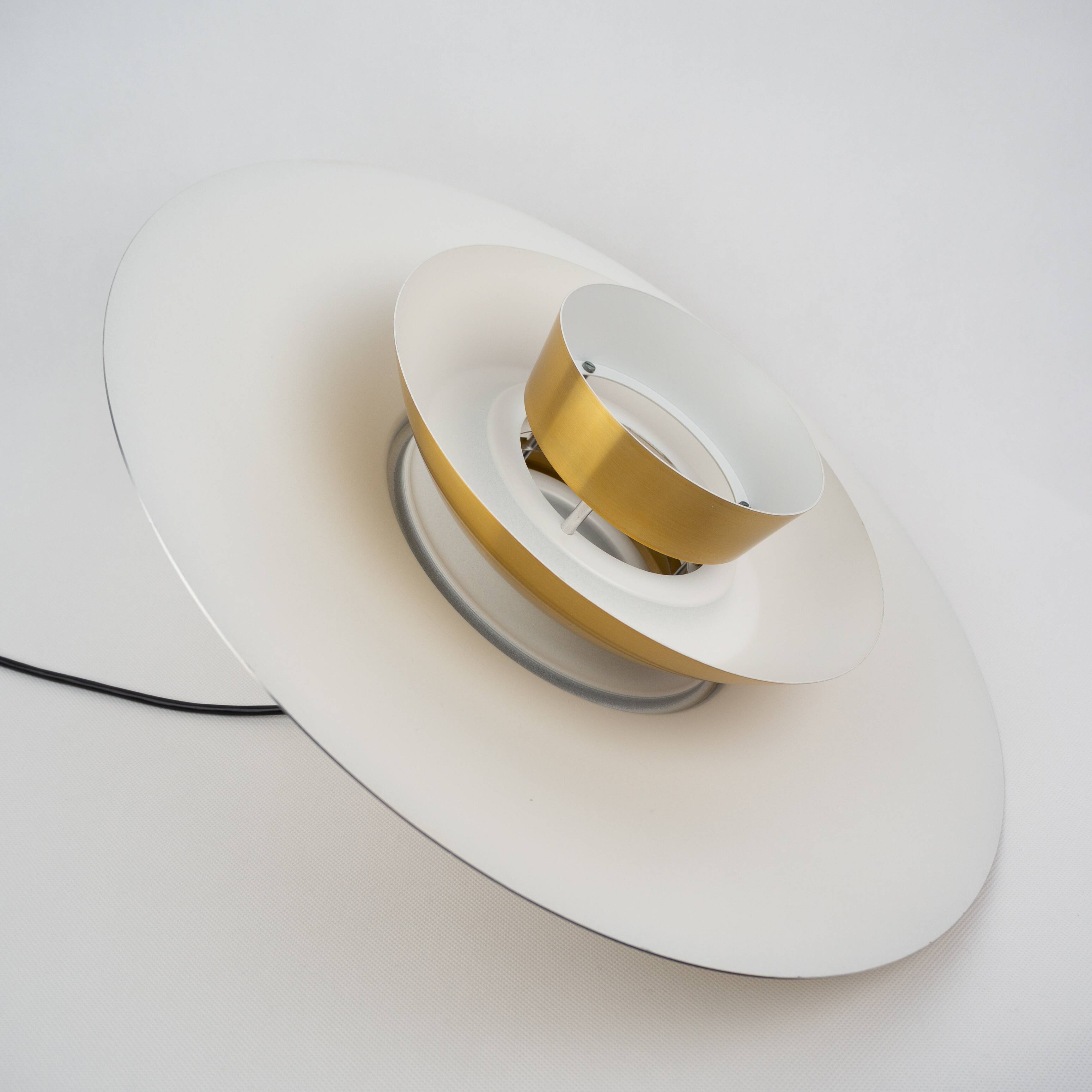 Danish vintage pendant light by David Mogensen, Superlight, 1970s