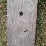 Oak farm bench