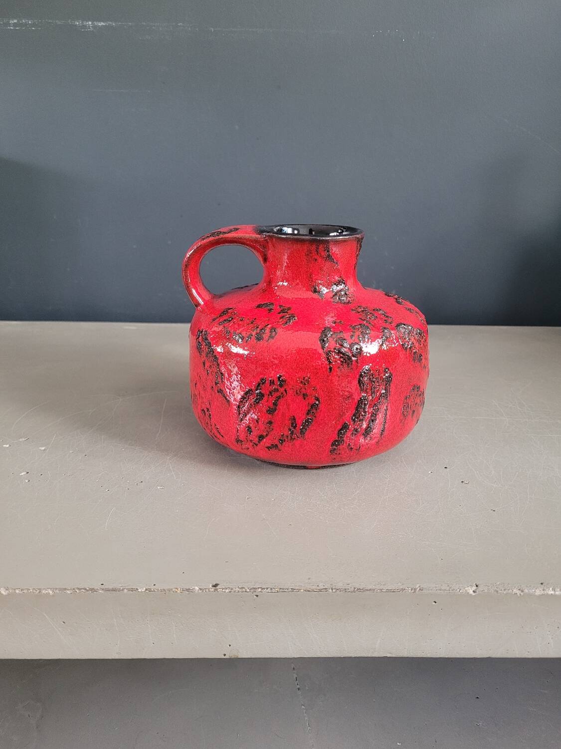 West Germany Handled Vase