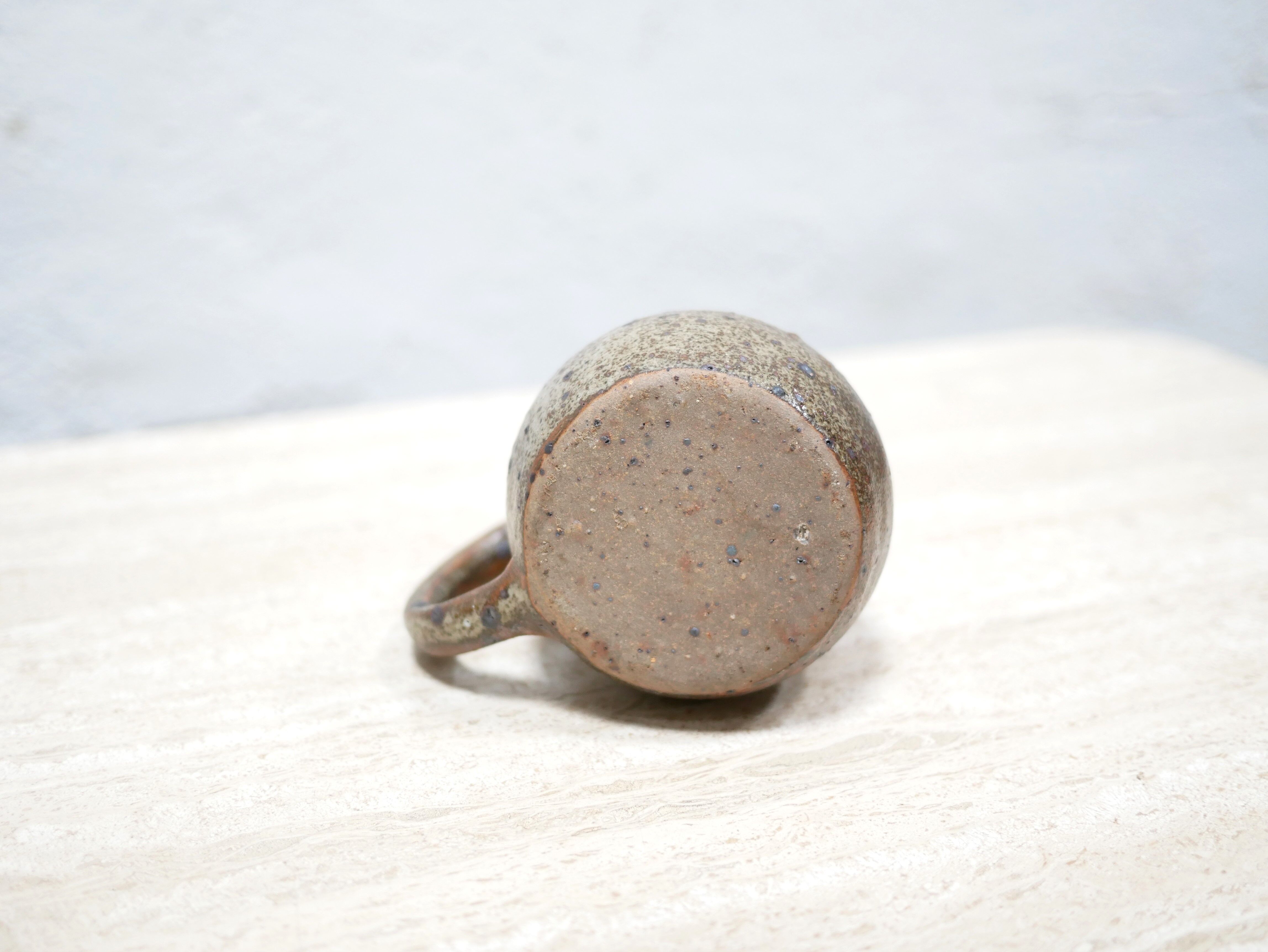 Vintage pyrite stoneware cup