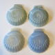 6 dishes with scallops in opaline from Arcopal in very good condition