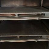 Buffet antique en bois peint en noir