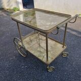Rolling table, formica serving trolley