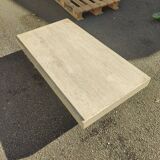 Travertine/marble coffee table