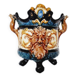 Mouzin-lecat brand onnaing flower pot from 1870 salamandre model