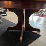 Vintage round table 1 extension rosewood 70's