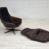 1970s, Danish design by H.W.Klein, swivel chair, for Bramin Møbler.