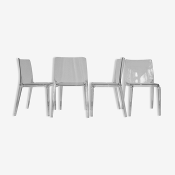 4 Blitz 140 chairs by Marco Pocci and Claudio Dondoli for Pedrali, Italy.