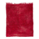 Solid Red Vintage Hand-Knotted Turkish Tulu Rug, 100% Wool