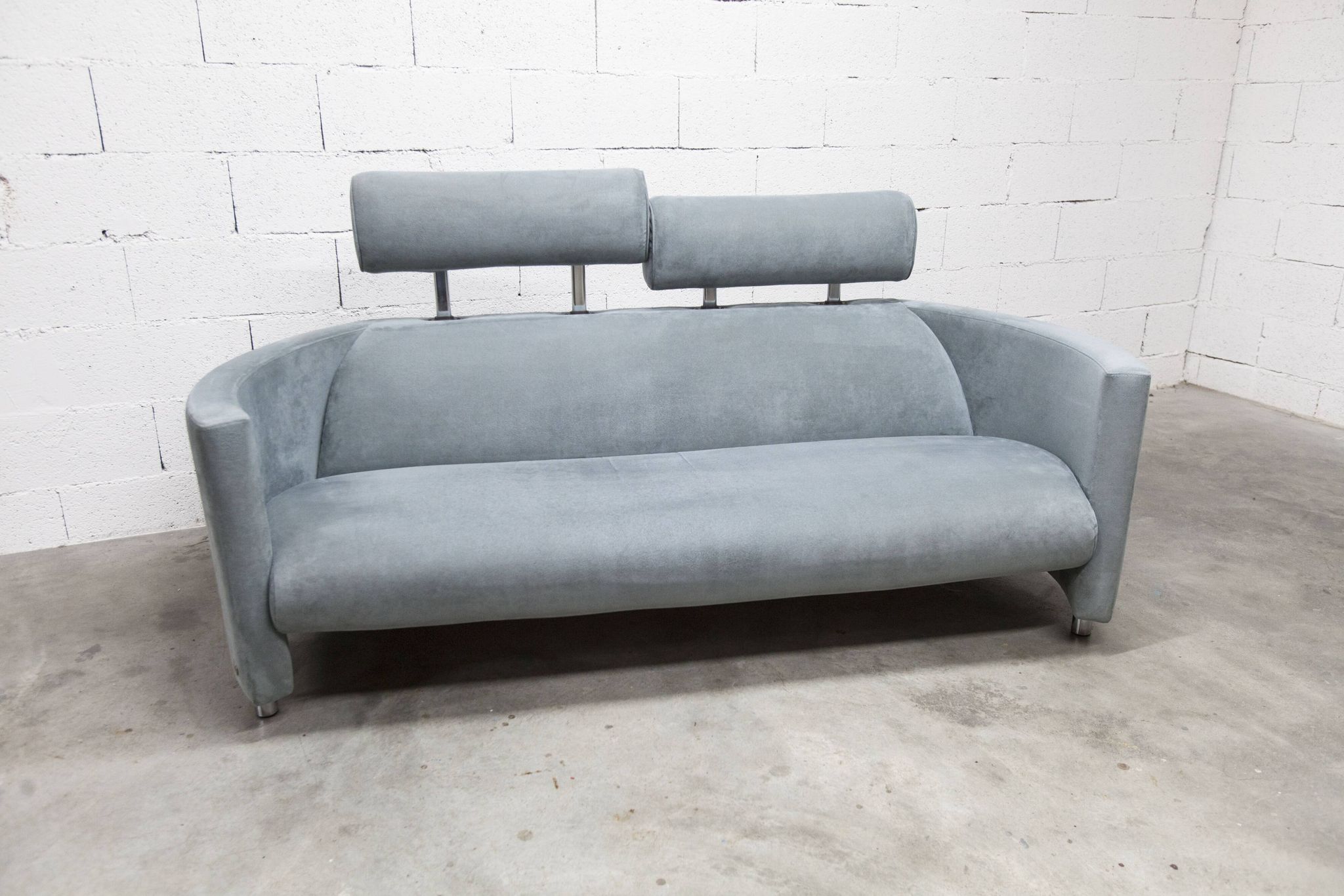 Negresco Sofa Design Bernard Massot for Neology France Moiré Velvet