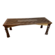 Hand-carved Congolese coffee table, 1989