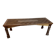 Hand-carved Congolese coffee table, 1989