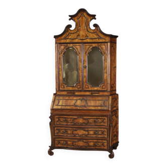 Large Lombard wooden trumeau from the 20th century