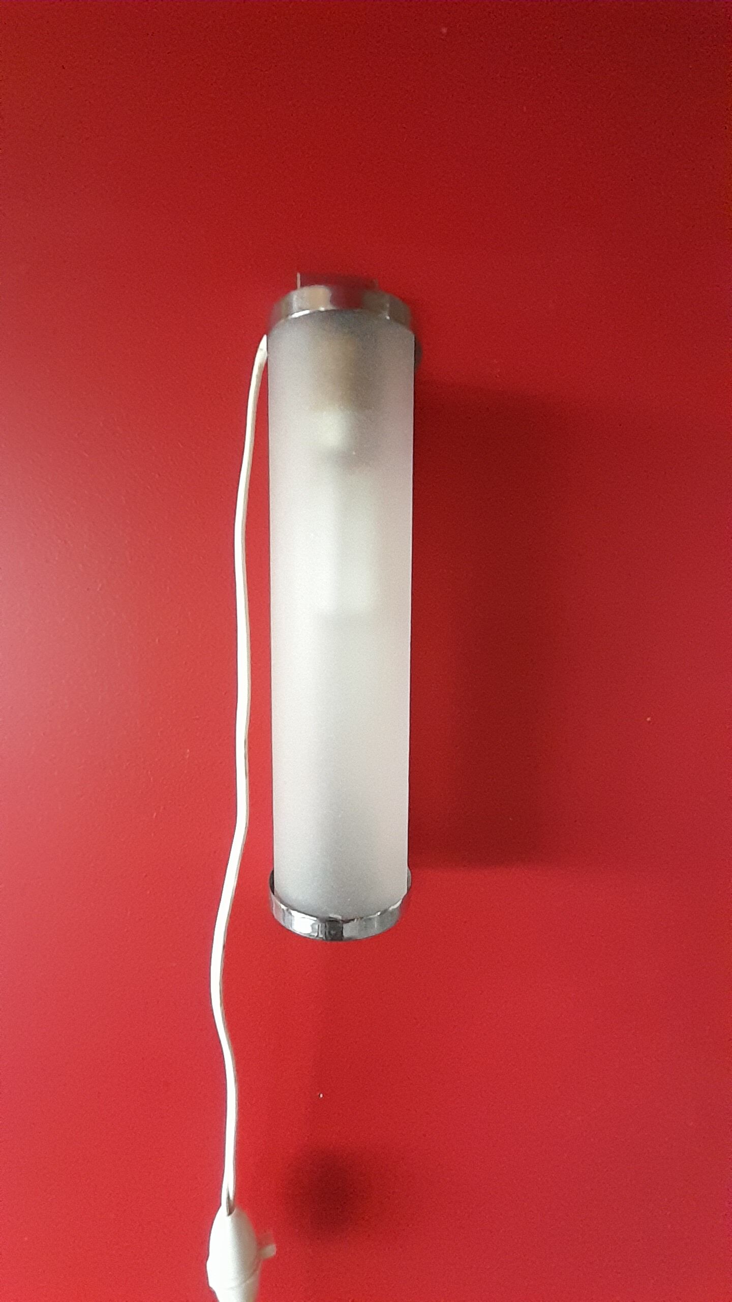 Art deco frosted glass wall lamp 1930