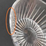 Val Saint Lambert crystal dish