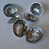 Shell pocket in silver metal from the 60s and 70s