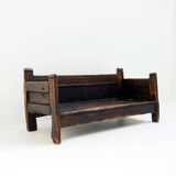18th Century Spanish Wooden Bench with Beautiful Patina