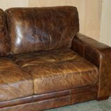 Halo Soho Heritage Leather Biker Sofa by Timothy Oulton