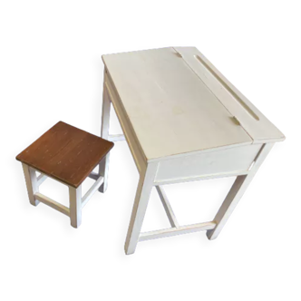 Bureau d’écolier country corner avec tabouret