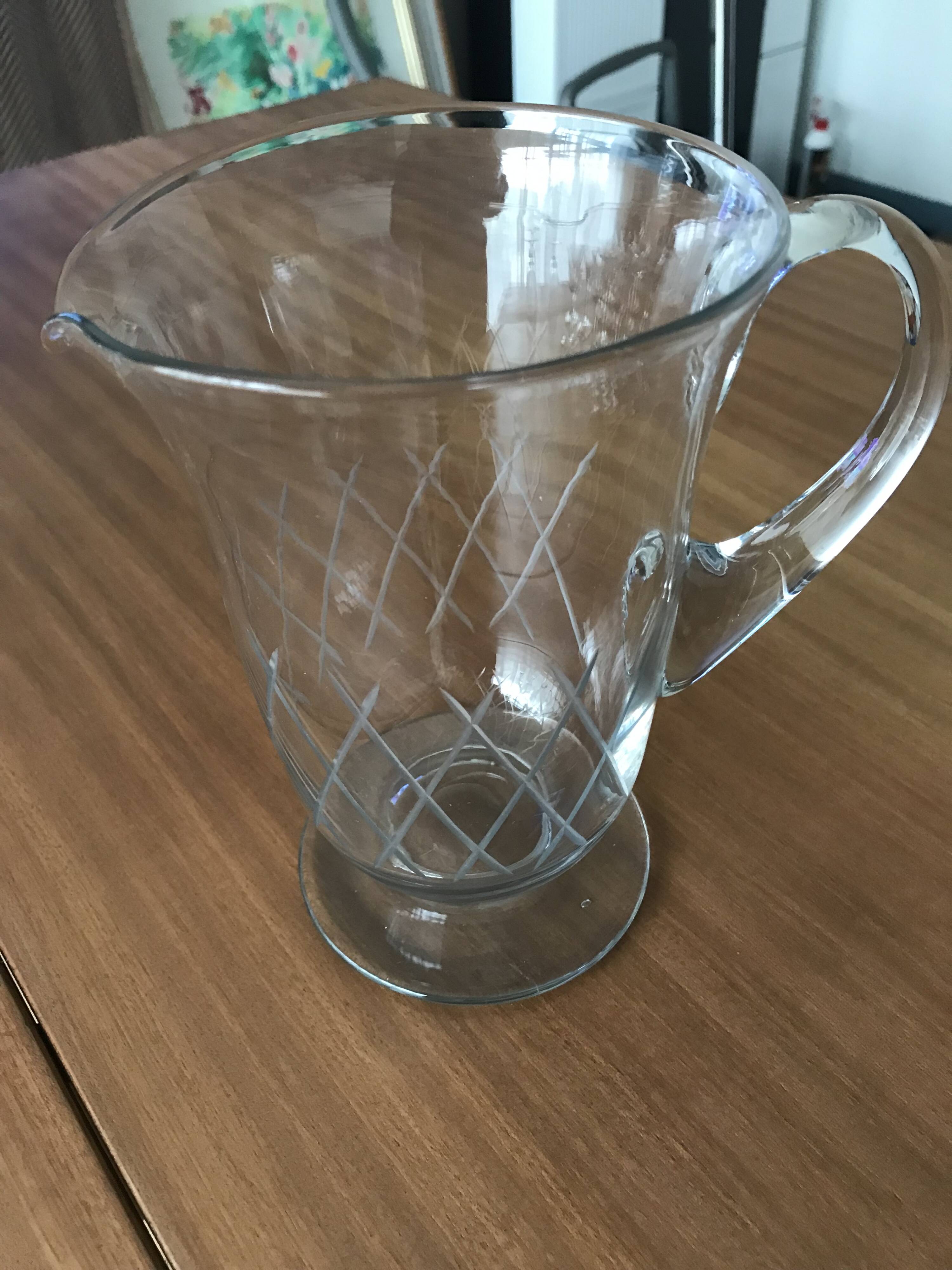Service de verre en cristal