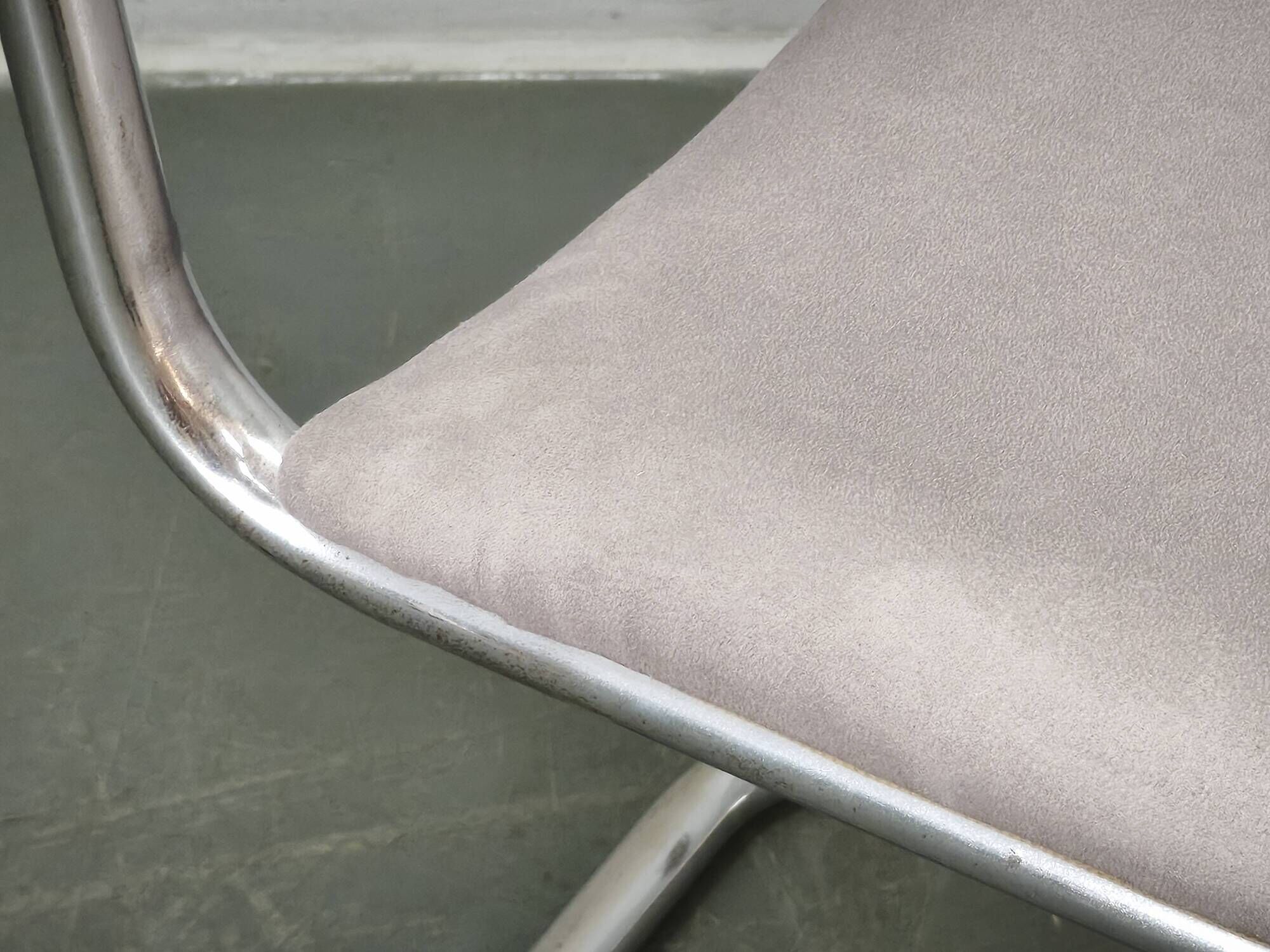 Bauhaus Tubular Chrome Cantilever Chair, Czechoslovakia, circa 1930