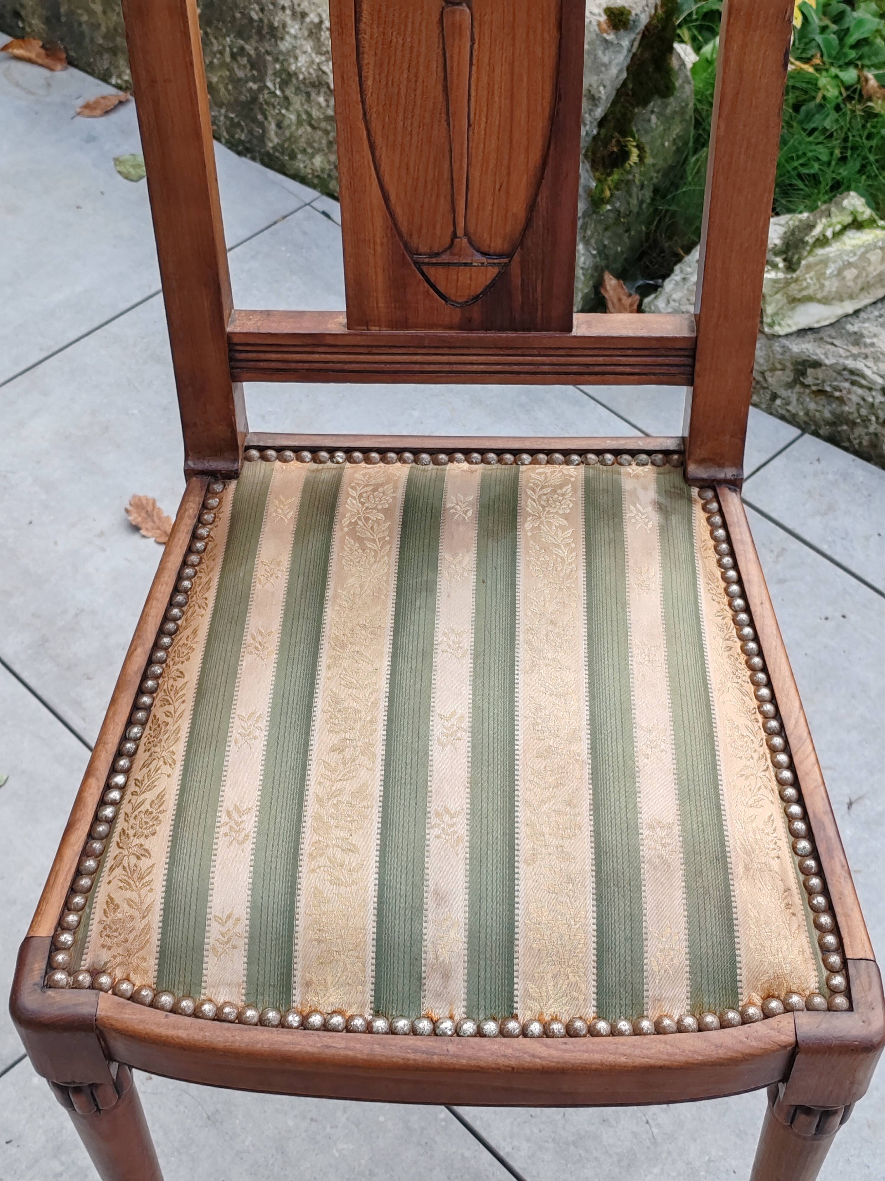 Set of 4 chairs, 1950s/1970s