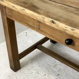 Solid wood farm table