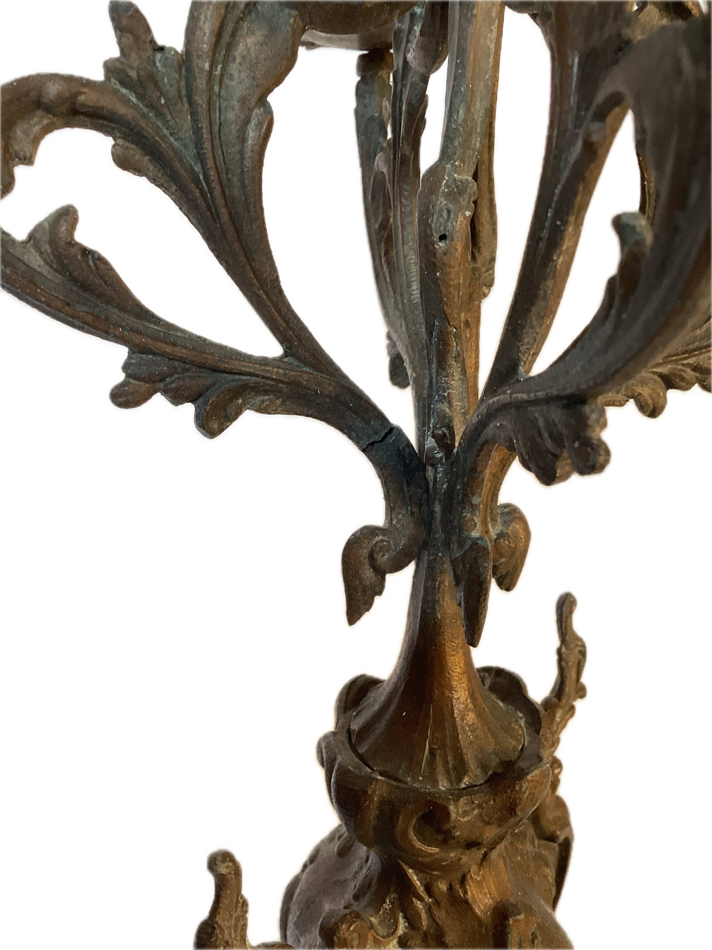 Candelabrum in cast iron