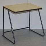 Stackable British military office table in stainless steel