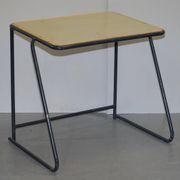 Table de bureau empilable militaire britannique en acier inoxydable