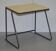 Table de bureau empilable militaire britannique en acier inoxydable